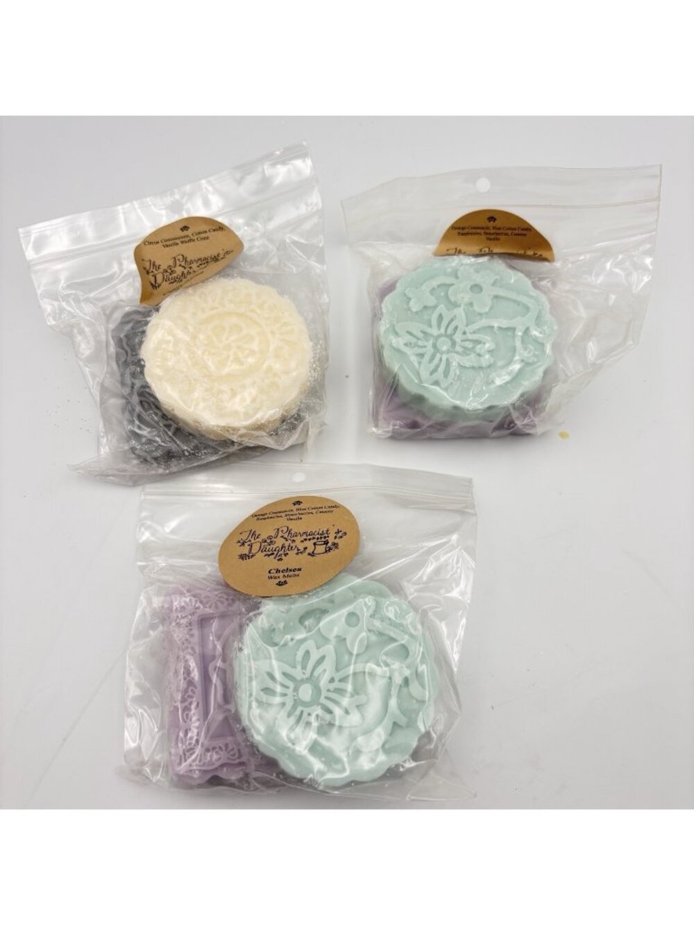 The Pharmacist’s Daughter Vendor Wax Melts 3 Pack Tiles Chelsea Coney Island 2”